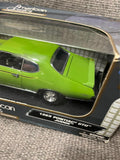 vtg Motor Max American Classics 1969 Pontiac Judge green 1/18 diecast car
