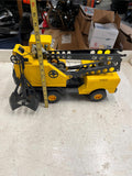 vtg Made in USA Nylint Michigan Shovel Crane yellow with bucket construction