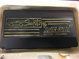 Vtg Magnetic slot car racing Battery operated turbo super car box multi tracks