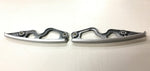 Brilliant Silver fender strut inserts Harley 2014^ Tour Glide Ultra Classic FLHX