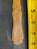 Vtg Letter Opener Physicians Surgeons Dentists Assn 1902 insurance antique Omaha