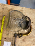 Gas Light Lamp Brass Fancy victorian Sconse Victorian 1900's Globe Wall Antique