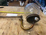 Gas Light Lamp Brass Fancy victorian Sconse Victorian 1900's Globe Wall Antique