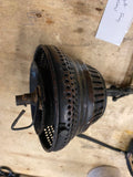 Gas Light Lamp Brass Sconce Victorian 1900's Globe Wall Antique Porcelain Nice!