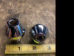 Chrome Custom Tapered Fork Nut Harley Wide Glide Softail Chopper 41mm Tube Cap