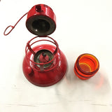 Vtg Embury Man. Co. Warsaw New York No 40 Traffic Gard Warning Lantern Red Globe