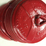 Vtg Embury Man. Co. Warsaw New York No 40 Traffic Gard Warning Lantern Red Globe