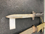 US M5 Imperial Bayonet M1 Garand Fighting Knife in M8A1 Scabbard Korea Vietnam