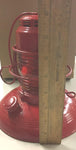 Vtg Embury Man. Co. Warsaw New York No 40 Traffic Gard Warning Lantern Red Globe