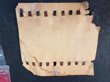 NOS Vintage Leather Pocket Watch Key Fob Chain Dealer Display Loop Strap 1950's
