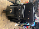 Sissybar Backrest Bag Saddlebag Harley honda T Heritage Softail Road King VTX VN