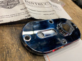 Inpection Cover Aluminator Harley FXR FLT Chrome Primary Mid Controls Shifter ho
