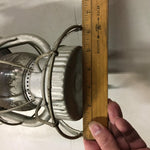 Vtg Painted Silver New York Dietz Vesta N.Y.N.H.&H Railroad Lantern glass globe