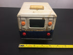 vintage western stamping corp metal us mail post office jeep coin still bank
