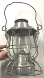 Vtg New York Dietz Vesta B.&L.E.R.R. Railroad Lantern 5693 Clear glass globe