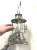 Vtg New York Dietz Vesta B.&L.E.R.R. Railroad Lantern 5693 Clear glass globe