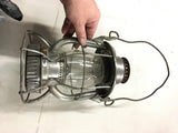 Vtg New York Dietz Vesta B.&L.E.R.R. Railroad Lantern 5693 Clear glass globe