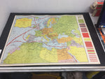vintage ww2 battle maps covering all war fronts cs hammond and co. 27x21