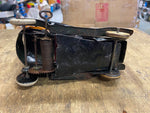 Vtg Ferdinand Strauss Wind Up Toy Tin Car Jalopy 1920's Yell o taxi RARE BLEM!
