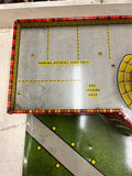 vtg 1950s Tinplate superior Airport by Mettoy playset Airplane Hanger