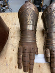 Antique Knights Gloves Armor Medieval 1600's England France Germany Ireland Rare