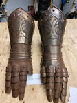 Antique Knights Gloves Armor Medieval 1600's England France Germany Ireland Rare