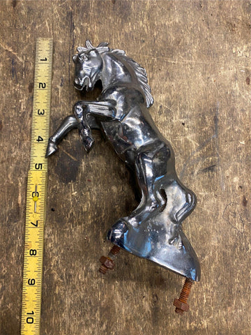 Fighting Stallion Horse Hood ornament Ford Truck Bronco HOt Rod Classic CAr Vtg