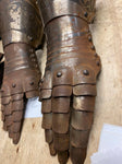 Antique Knights Gloves Armor Medieval 1600's England France Germany Ireland Rare