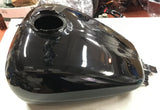 Vivid Black gas tank w grey pin Harley Bagger Tour 6 gal 2008^ Road Street Glide