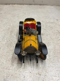 vtg antique 1913 Schuco 1225 Mercer 35J Yellow Mechanical Wind Toy
