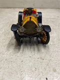 vtg antique 1913 Schuco 1225 Mercer 35J Yellow Mechanical Wind Toy