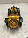 vtg antique 1913 Schuco 1225 Mercer 35J Yellow Mechanical Wind Toy