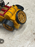 vtg antique 1913 Schuco 1225 Mercer 35J Yellow Mechanical Wind Toy
