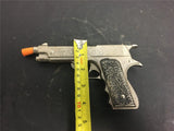 Vintage diecast military Halco cap gun toy spring action USA toy 1970s detailed