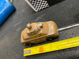 Manoli Cast Slush Military Tank 1930's Vtg Toy Cast Rubber Wheel Orig Survivor!