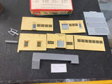 Plasticville factory Vintage Toy Train Building Display HO Box 1960s Tyco Flyer
