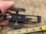 Vtg Modern Cannon Table Lighter Unique Gift Collectible Cast Iron Base