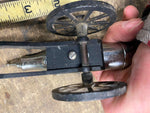 Vtg Modern Cannon Table Lighter Unique Gift Collectible Cast Iron Base