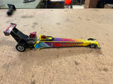 Vintage DRAGSTER RACE CAR Battery Operated GOLDLOK TOYS  Fireball Racing