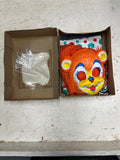 vtg 1973 Hanna Barbera Tv-Comic characters costume & mask 2 piece Yogi bear Bozo