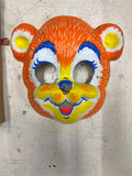 vtg 1973 Hanna Barbera Tv-Comic characters costume & mask 2 piece Yogi bear Bozo