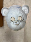 vtg 1973 Hanna Barbera Tv-Comic characters costume & mask 2 piece Yogi bear Bozo