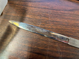 Vintage Made in Germany 9" Silver Letter Opener Straight Blade