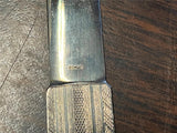 Vintage Made in Germany 9" Silver Letter Opener Straight Blade