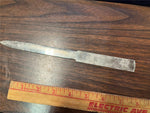 Vintage Made in Italy 9" Silver Letter Opener Straight Blade