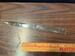 Vintage Made in Italy 9" Silver Letter Opener Straight Blade