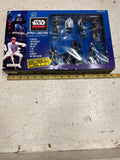 vtg 1995 Star Wars Classic Collectors Series Figurines with bespin display NIB