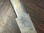 Vintage Made in Italy 9" Silver Letter Opener Straight Blade