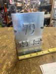custom Battery Cover 1979 Ironhead Sportster Billet Raised letters Harley XLS