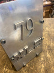 custom Battery Cover 1979 Ironhead Sportster Billet Raised letters Harley XLS